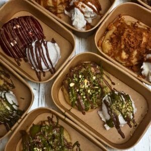 Warm NYC Cookie & Vanilla Gelato