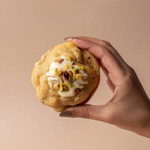 White Chocolate & Pistachio Cookie